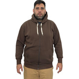 Campera De Friza Capucha Talles Grandes Especiales Astuto