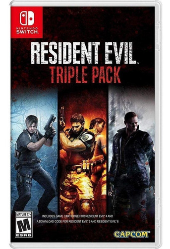 Resident Evil Triple Pack - Mídia Física - Novo - Switch
