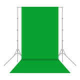 Telón De Fondo Fotográfico Green Color Studio. 6 X 6 M/5 X 2