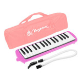 Melódica  Piano  32 Notas Con Funda, Color Rosa Magma M3204