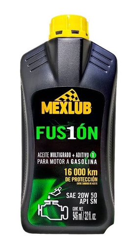 Aceite 20w50 Mineral Marca Mexlub Pack 5litros+filtro Foto 2