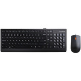 Combo Periféricos Lenovo Teclado Membrana Ingles Mouse Negro