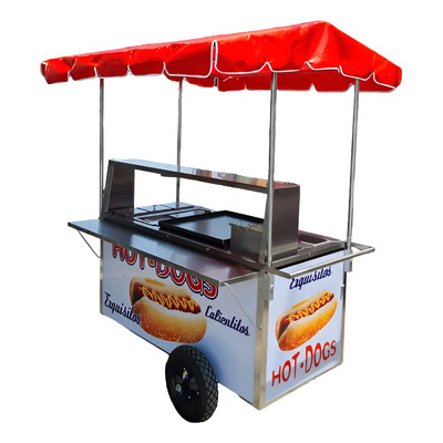 Carrito Hot Dog Y Hamburguesa. Carreta 150x70cm Carreta | Meses sin interés
