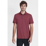 Polo Aramis Algodão Peruano Premium Surton Bordeaux