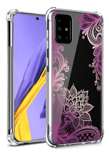 Funda Para Galaxy A51 Leychan Purple Lace