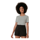 Blusa Básica Feminina Manga Curta Slim - Hering - 4eyv