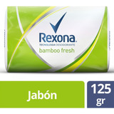 Pack X 6 Unid. Jabon Tocador  Bambo Fresh 125 Gr Rexona Jab