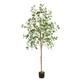 Fagigy Arbol De Eucalipto Artificial, Decoracion Moderna De