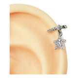 Piercing Helix, Conch Argola Clicker Charm Estrela Semi-jóia