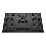 Cooktop Supreme 5 Bocas Mesa De Vidro E Tripla Chama Dako