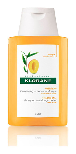 Shampoo Klorane Nutritivo De Mango 100 Ml 3c