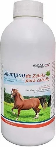 Shampoo De Zábila Para Caballo 1 Litro 