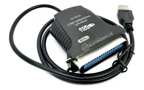 Cabo Paralelo Fêmea X Usb Para Impressora Reforçado