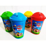 Vasos Milkshake Personalizados - Paw Patrol (10 Unid)