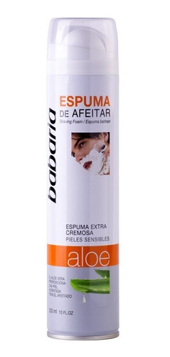 Espuma Afeitar Bavaria Con Aloe Piel Sensible 300 Ml 