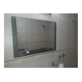 Espejo Para Baño Con Aplique Gris Sin Luz 70x50cm - Martino