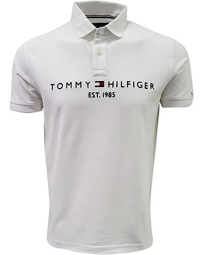 Tommy Hilfiger Tipo Polo Para Caballero Logo Frontal Talla L