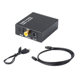 Adaptador De Sonido Digital Spdif A Analógico L / Cable De