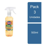 Pack 3 Limpiador Antigrasa Biodegradable 500ml Virutex