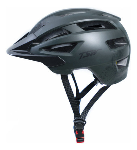 Capacete Tsw Mtb Enduro Verde/preto