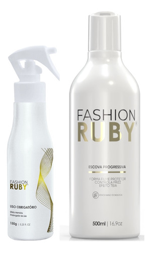 Kit Progressiva Fashion Ruby 500g Linha Gold Original
