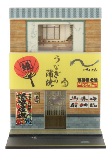 Expositor De Paisaje Diorama Para Coches Tienda De Sushi