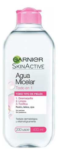 Agua Micelar Garnier Skin Active Piel Sensible 400ml