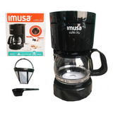 Cafetera Imusa Filtro Compacta 6 Tazas Antigoteo Cafe City