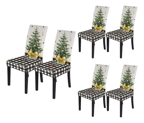 Juego De 6 Fundas De Silla De Navidad Para Comedor, Fund [u]