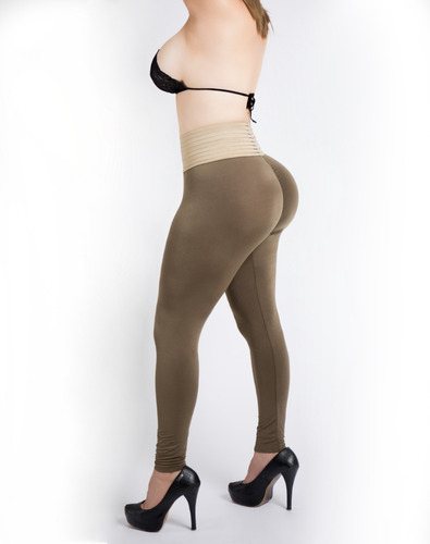 Leggings Mallon Tanga Corte V De Regalo Pantalon Corte Efecto Push Up Casual O Gym 