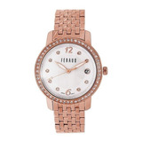 Reloj Feraud Mujer Rose Piedras Fecha Moderno Lf20050lr