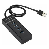 Hub Usb 4 Puertos Extension Multiplicador Adaptador Usb 3.0 