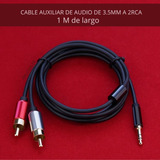 Cable Auxiliar De Audio De 3.5mm A 2rca