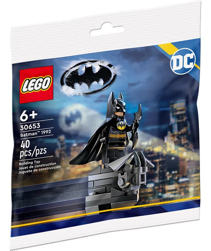 Bolsa De Plástico Lego Super Heroes 30653 Batman 1992 Dc, Número De Piezas 40