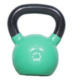 Pesa Rusa Iron Kettlebell Recubierta Full Color  14kg