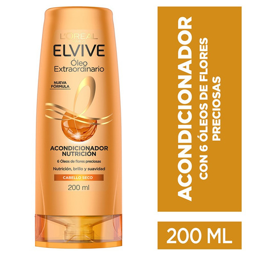 Acondicionador Elvive Oleo Extraordinario Nutrición 200 Ml