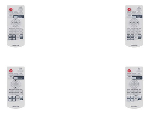 Mando A Distancia De Repuesto Para Lcd Panasonic, 4 Unidades
