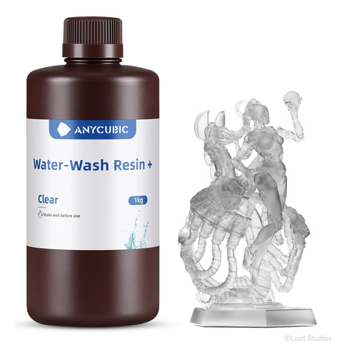 Resina Anycubic Lavável Em Água 405nm - 1kg (water Washable)