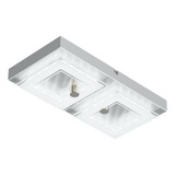 Aplique Pared Techo 2 Luces Cocina Living Baño Moderno