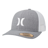 Gorra De Baseball Hurley. Gris Jaspeado