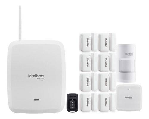 Kit Alarme Amt 8000 Sf E Wifi 8 Magnéticos E 1 Infravermelho