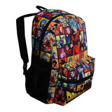 Mochila Dragon Ball Z Goku Infantil Meninos Masculina Costas