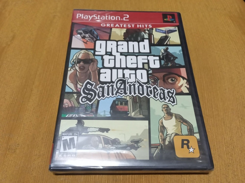 Juego De Ps2 Grand Theft Auto San Andreas, Físico Y Sellado