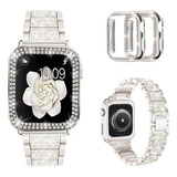  Correa Para Reloj Apple Watch Metalica Starlight 45mm.