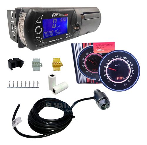 Tacógrafo Digital Fip+velocímetro Fip E Sensor Velocidade