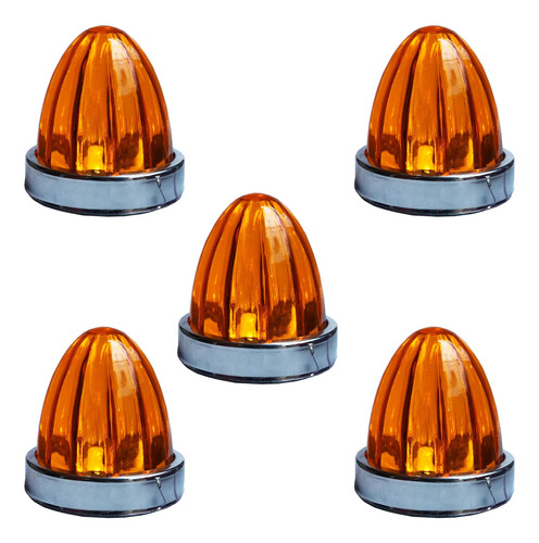 Plafon Punta Zepelin Torpedo Camion Trailer Foco Led 5 Pzs