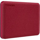 Disco Duro Externo Usb 3.0 Toshiba Canvio 1tb - Rojo 