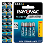 78 Pilhas Alcalinas Aaa 3a Palito Rayovac 13 Cart