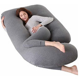 Almohada De Embarazo Elover - 57  (gris Claro)