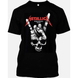 Camiseta Algodao Street Plus Rock N Roll Heavy Metallica 12